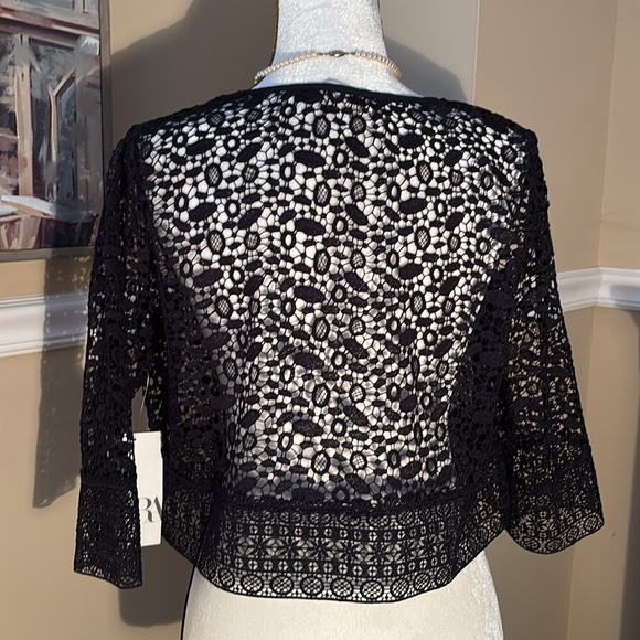 Zara navy blue shrug - NWT - Picture 3 of 9